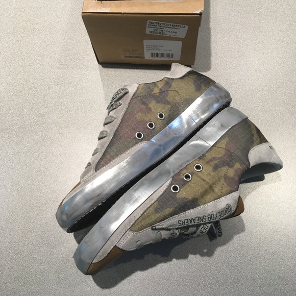 Golden Goose Superstar Camouflage/Coffee sz 37 NIB - Picture 12 of 13